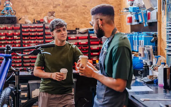Georgia business owner taking care of cattle