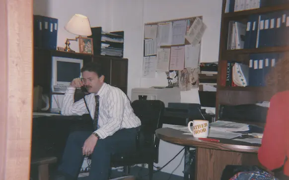 Mike Kappel starting a business in the early days.