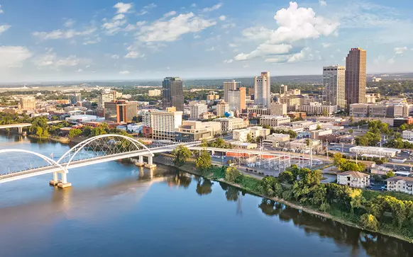 Arkansas cityscape