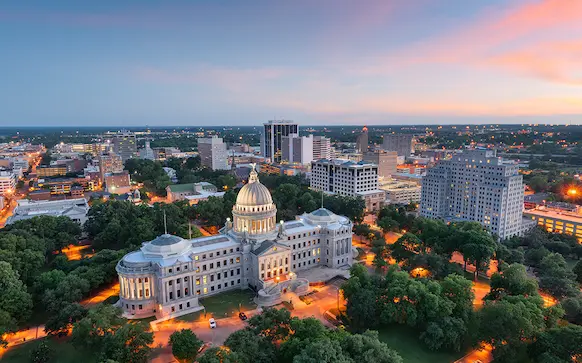Mississippi cityscape