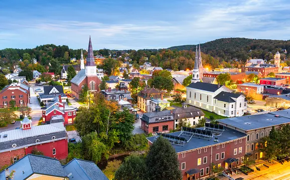 Vermont cityscape