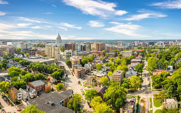 Wisconsin cityscape