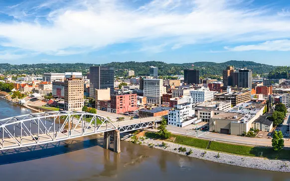 West Virginia cityscape