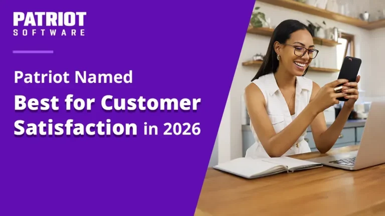 Patriot Software named Best for Customer Satisfaction in 2026