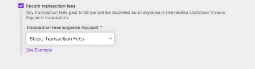 Transaction fee setting in Patriot Software