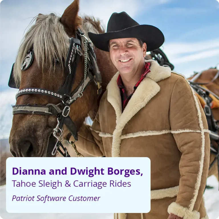 Patriot Software Customer: Dianna and Dwight Borges, Tahoe Sleigh & Carriage Rides